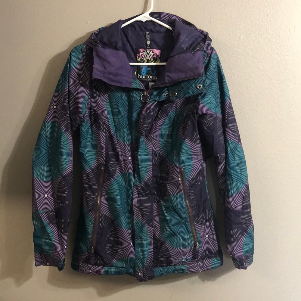 Burton Snowboard Coat 🏂 The White Collection Baby Cakes Jacket size 3